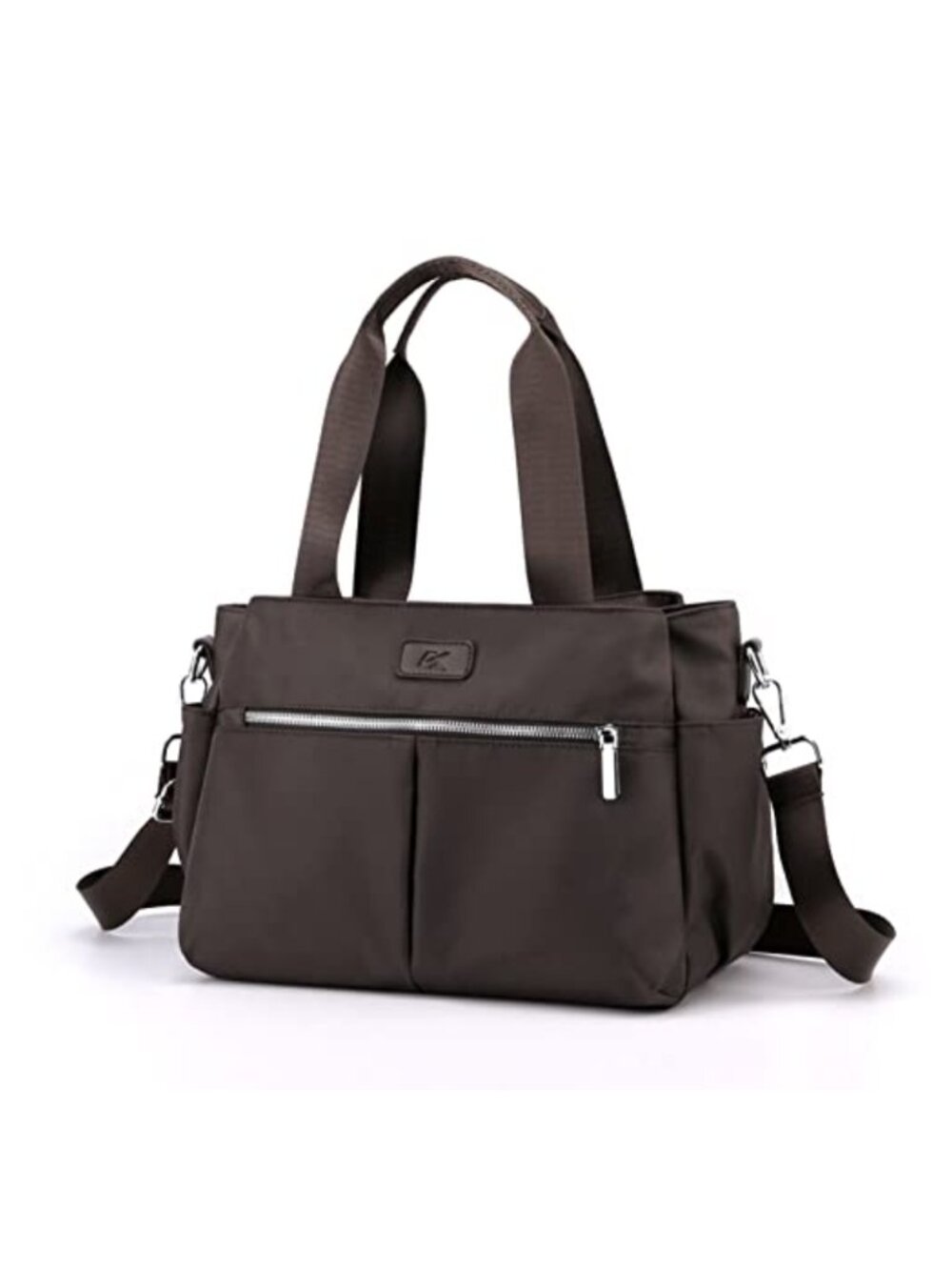 Light Nylon Crossbody Hobo Bag Multi Compartment Tote for Work